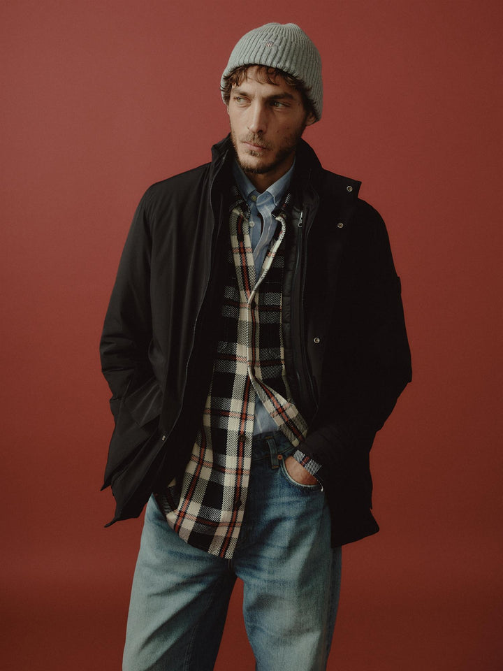 Double Mid Length Jacket