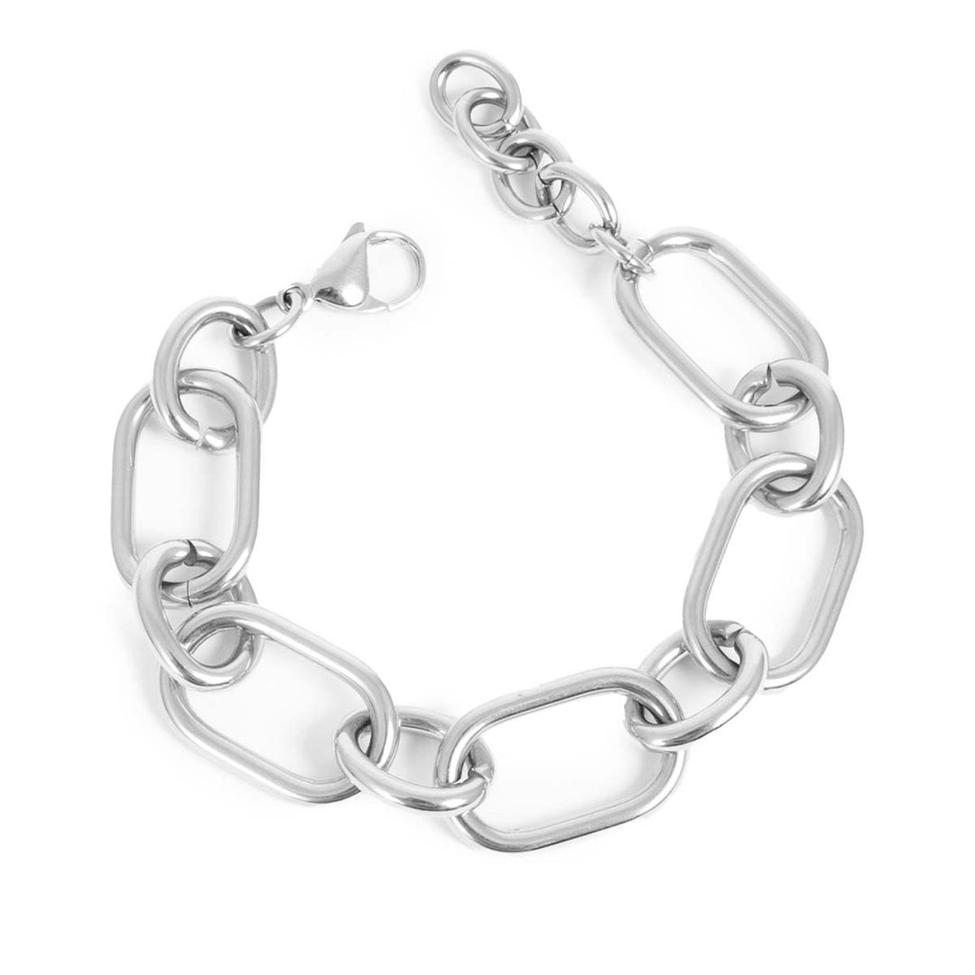 Armbånd, kraftig lenke, Steel