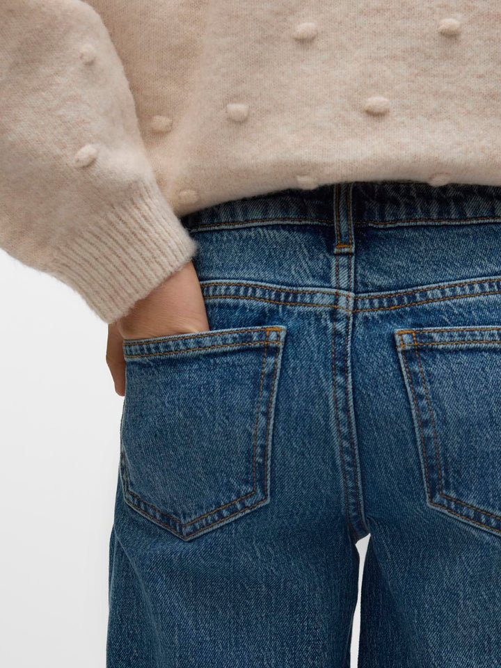 VMTESSA HR WIDE JEANS GIRL NOOS