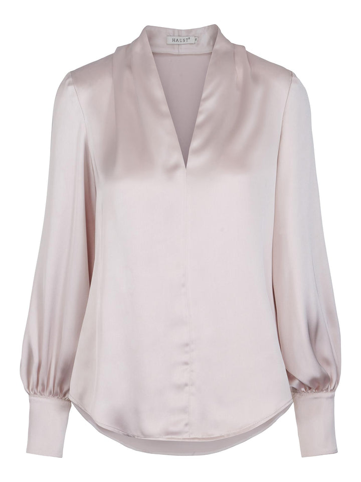 Classic V-neck blouse