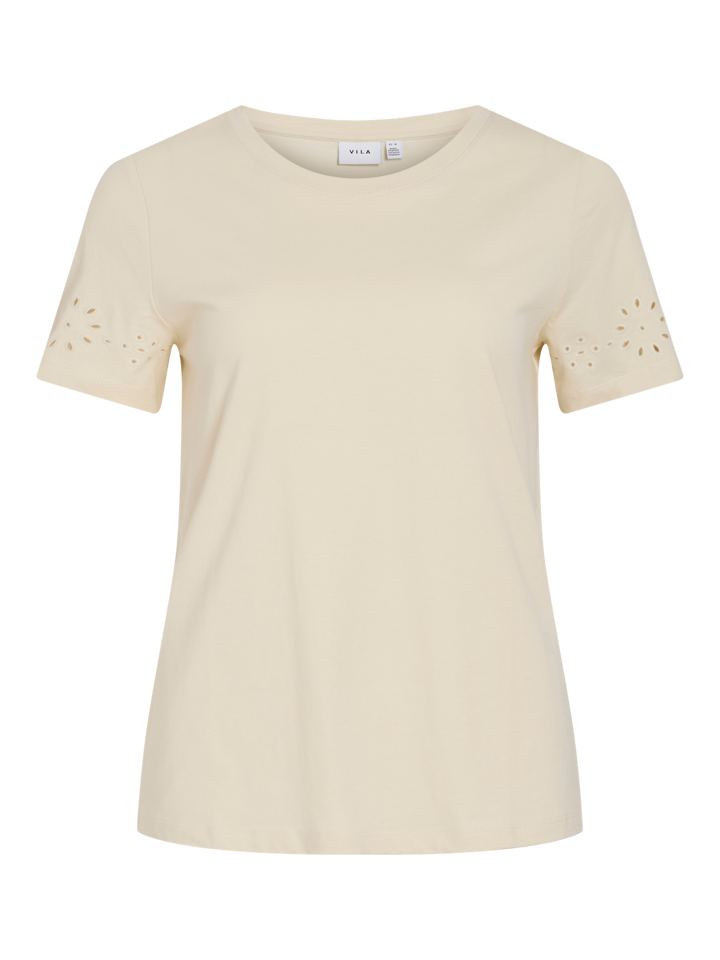 VIEMIRA OPEN O-NECK S/S TOP