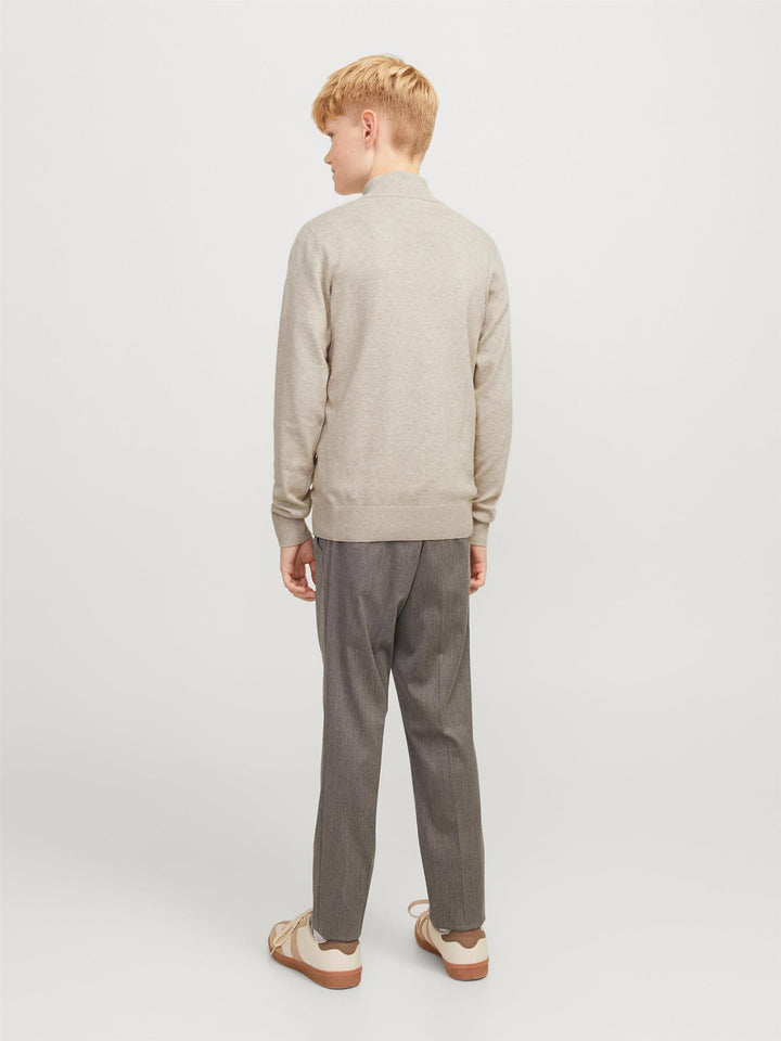 JJEEMIL KNIT HALF ZIP NOOS JNR