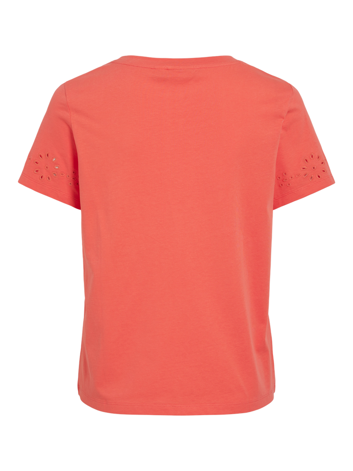 VIEMIRA OPEN O-NECK S/S TOP