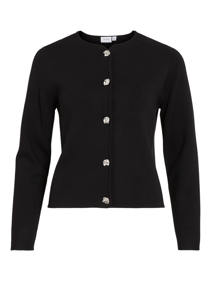 Visway O-Neck L/s Button Knit Cardigan