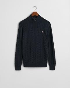 Cotton Cable Half Zip