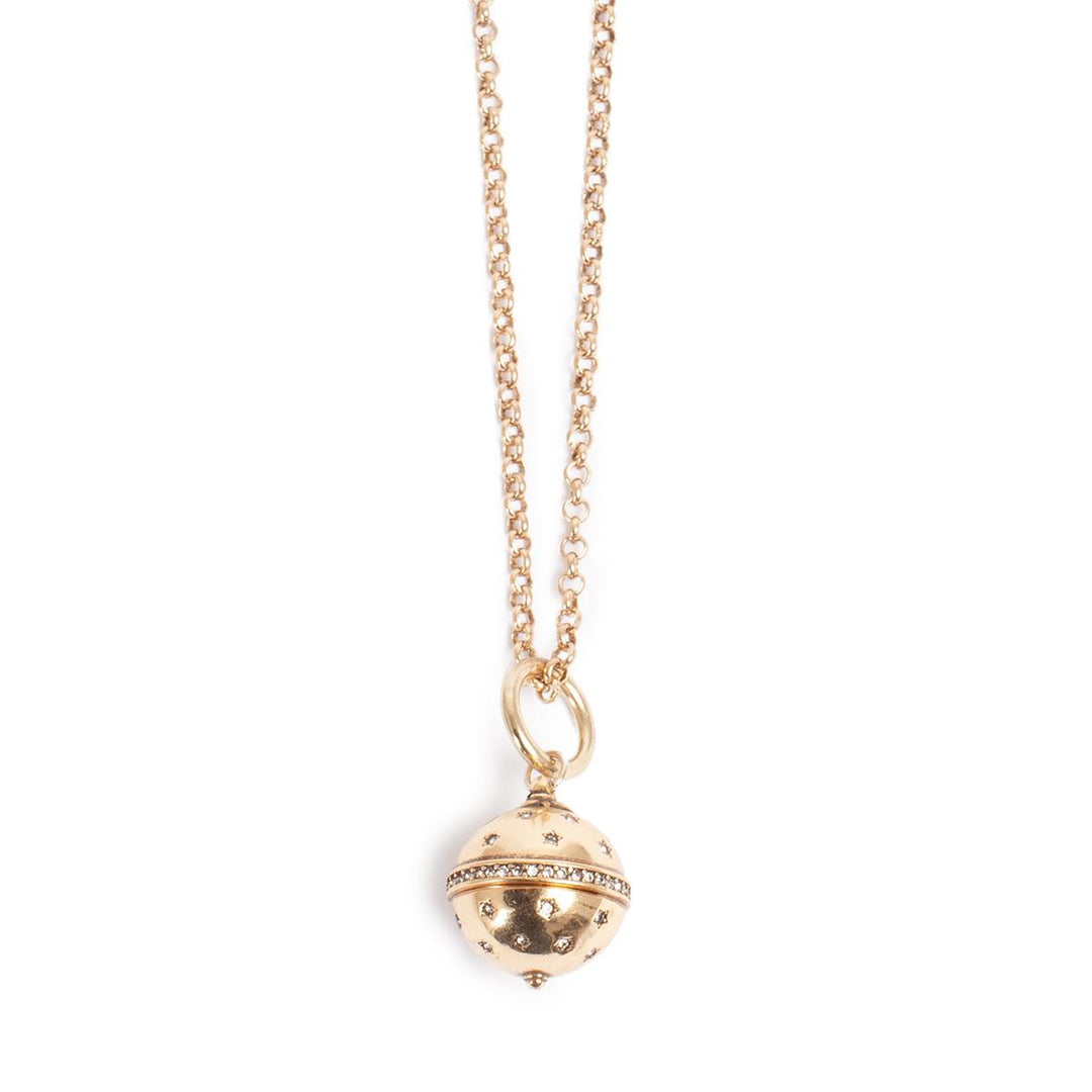 Neckl, 85+extn. "Astro Gold" big ball, crystal GP