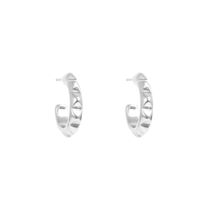 Earr, 14mm creol "Edge" GP