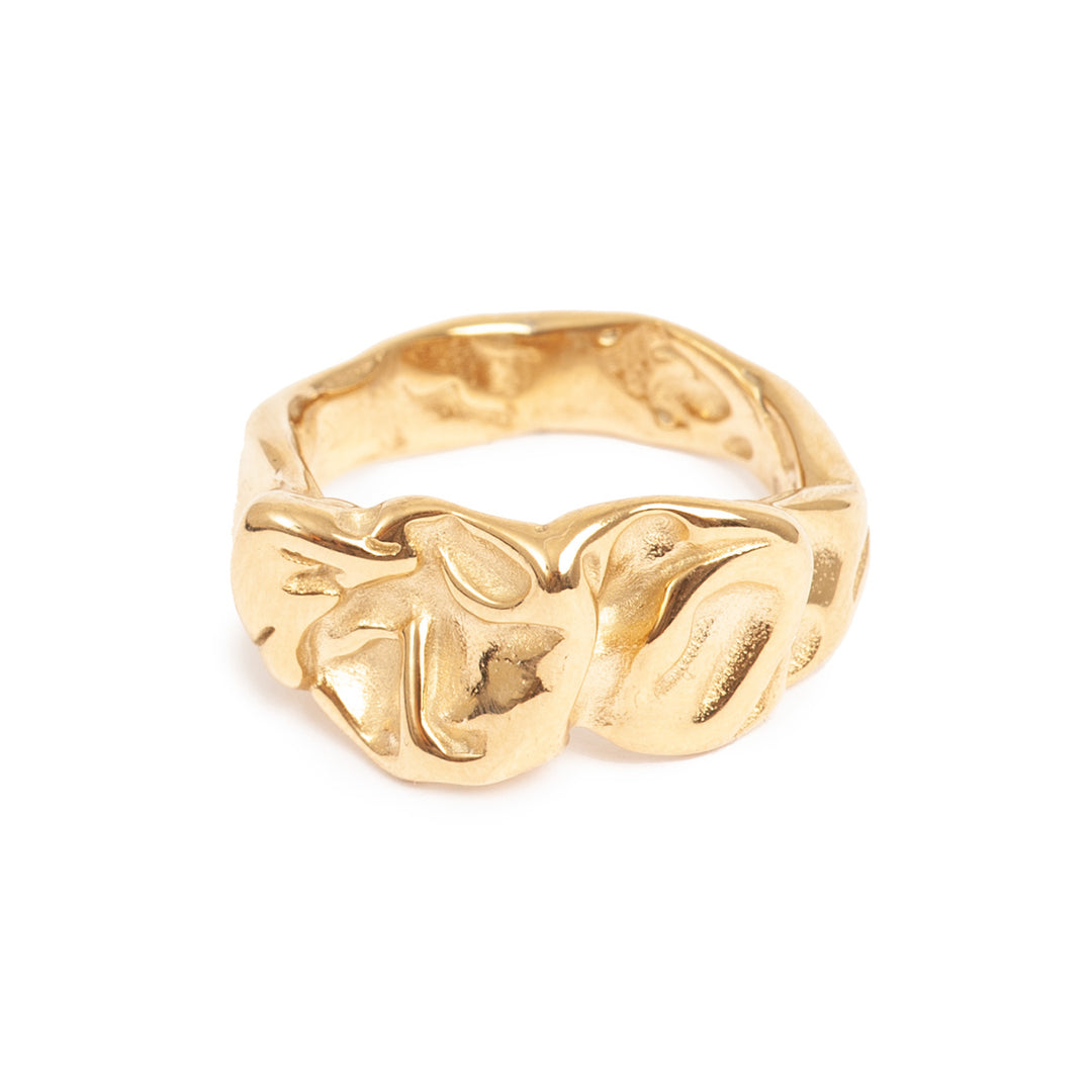Ring, crinkle, Steel G (53-62)