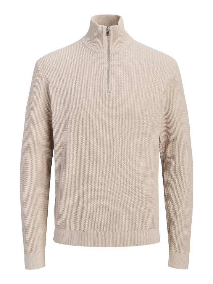 JPRBLUSTANLEY KNIT HALF ZIP