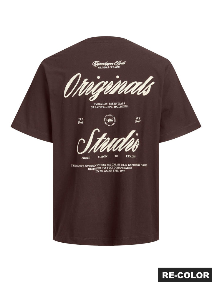 Jornorrebro Typo Tee Ss Crew Neck Sn Jnr