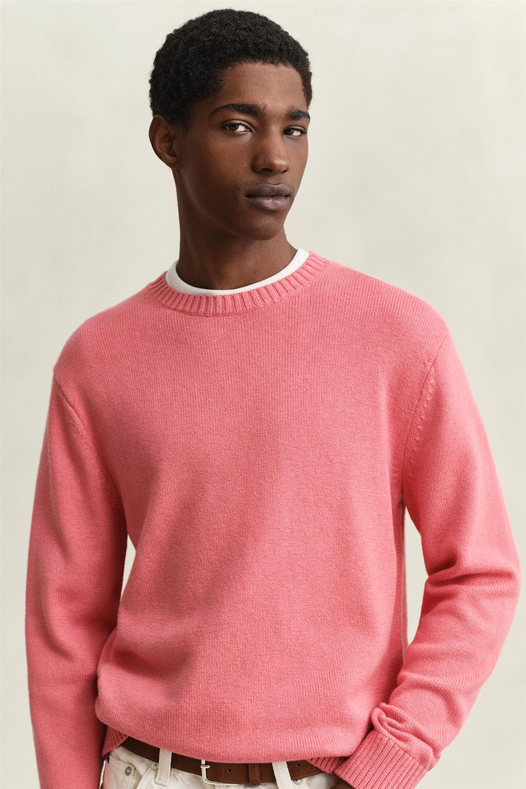 Cotton Blend C-Neck
