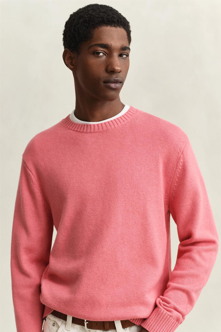 Cotton Blend C-Neck