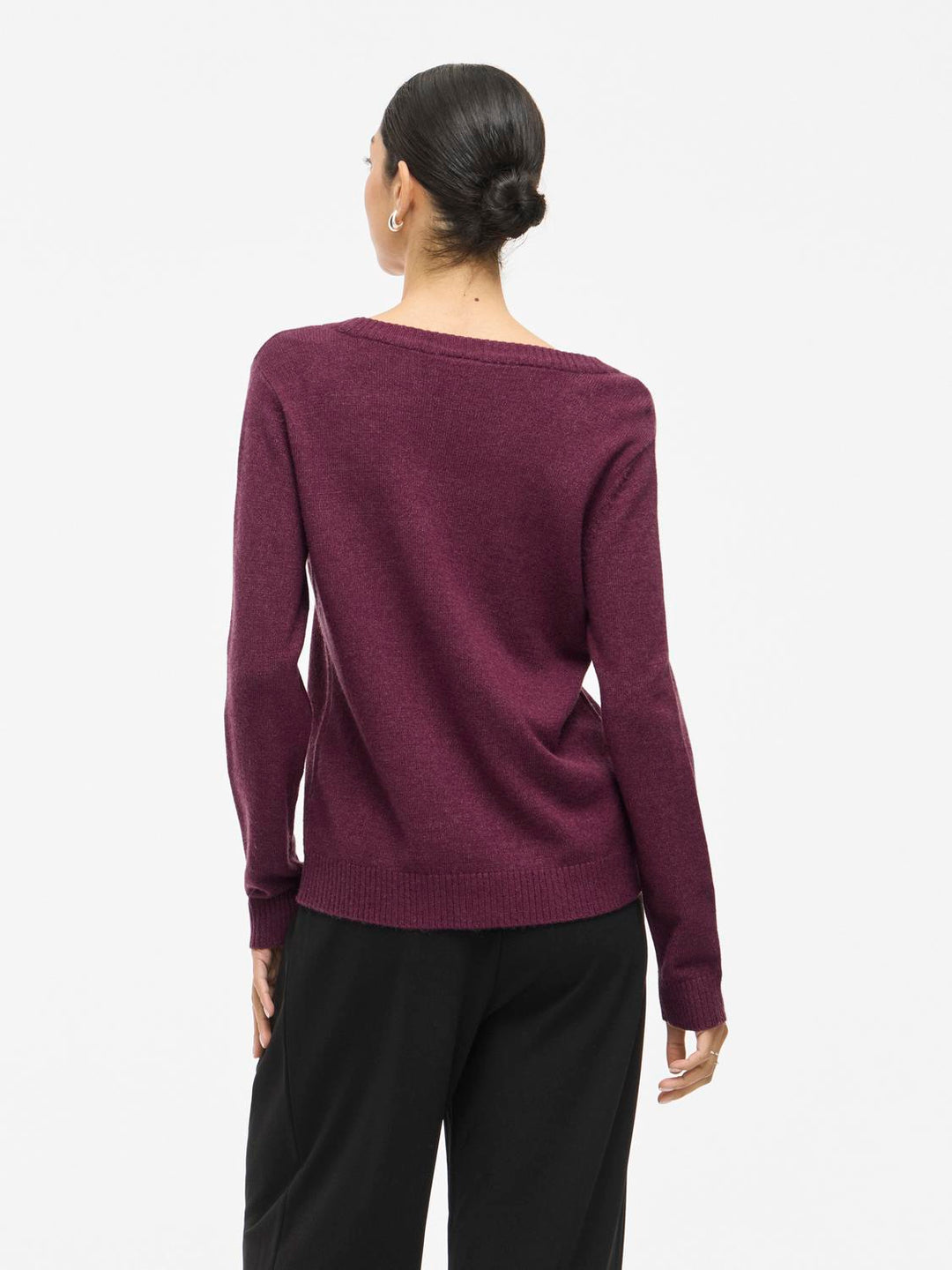 Viril O-Neck L/s  Knit Top - Noos