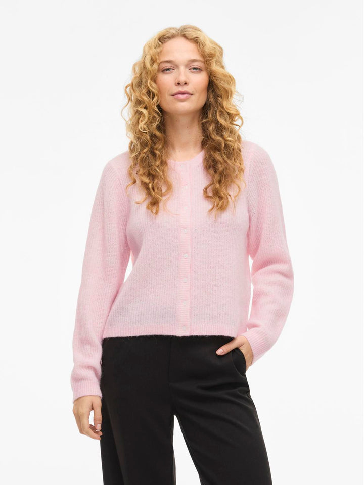 Vilory O-Neck L/s Knit Cardigan-Noos
