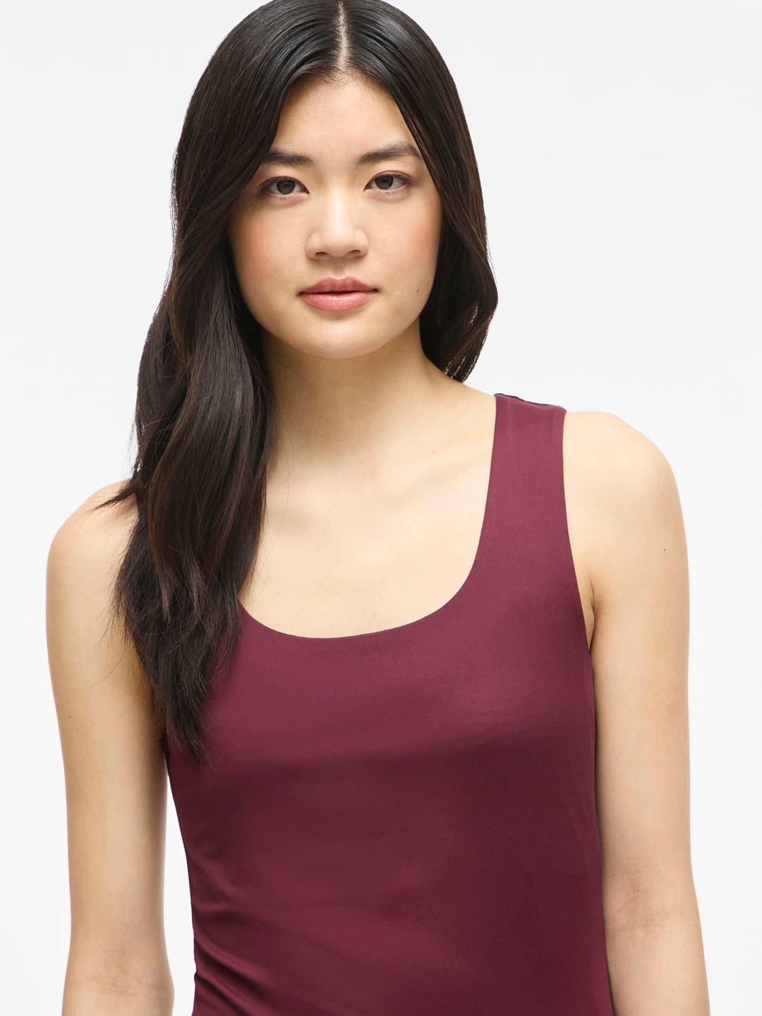 Vikenza U-Neck S/l Tank Top Rev - Noos