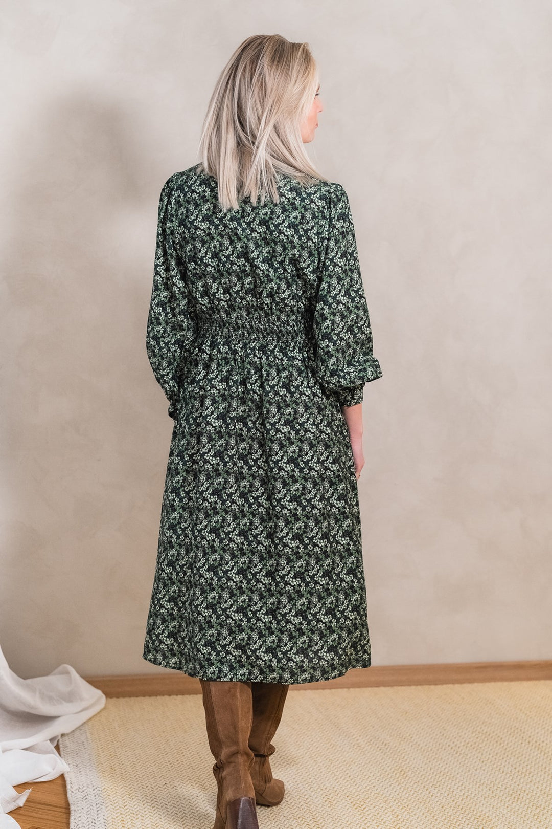 Rausastrid Midi Dress Aop