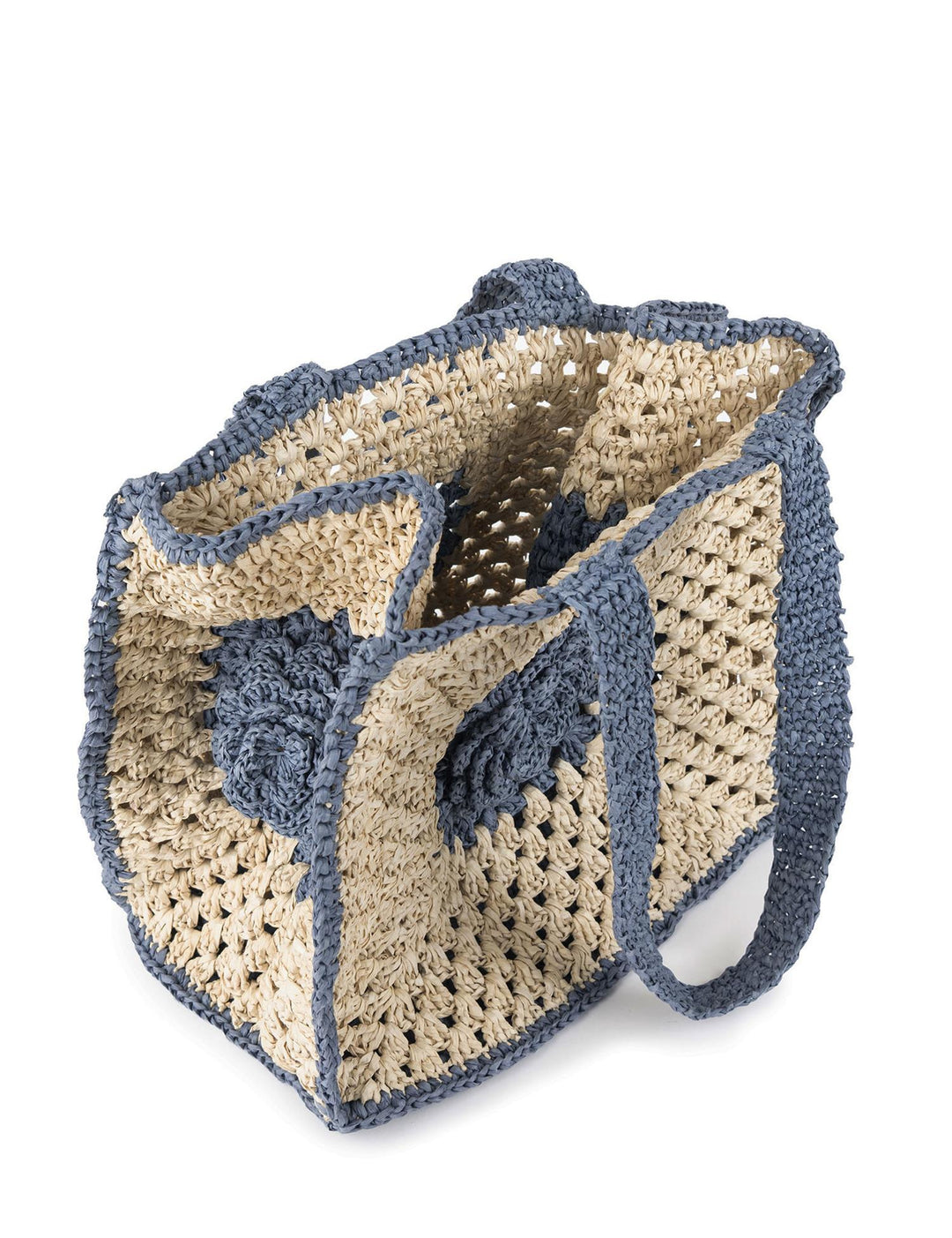 Raffia Flower Bag
