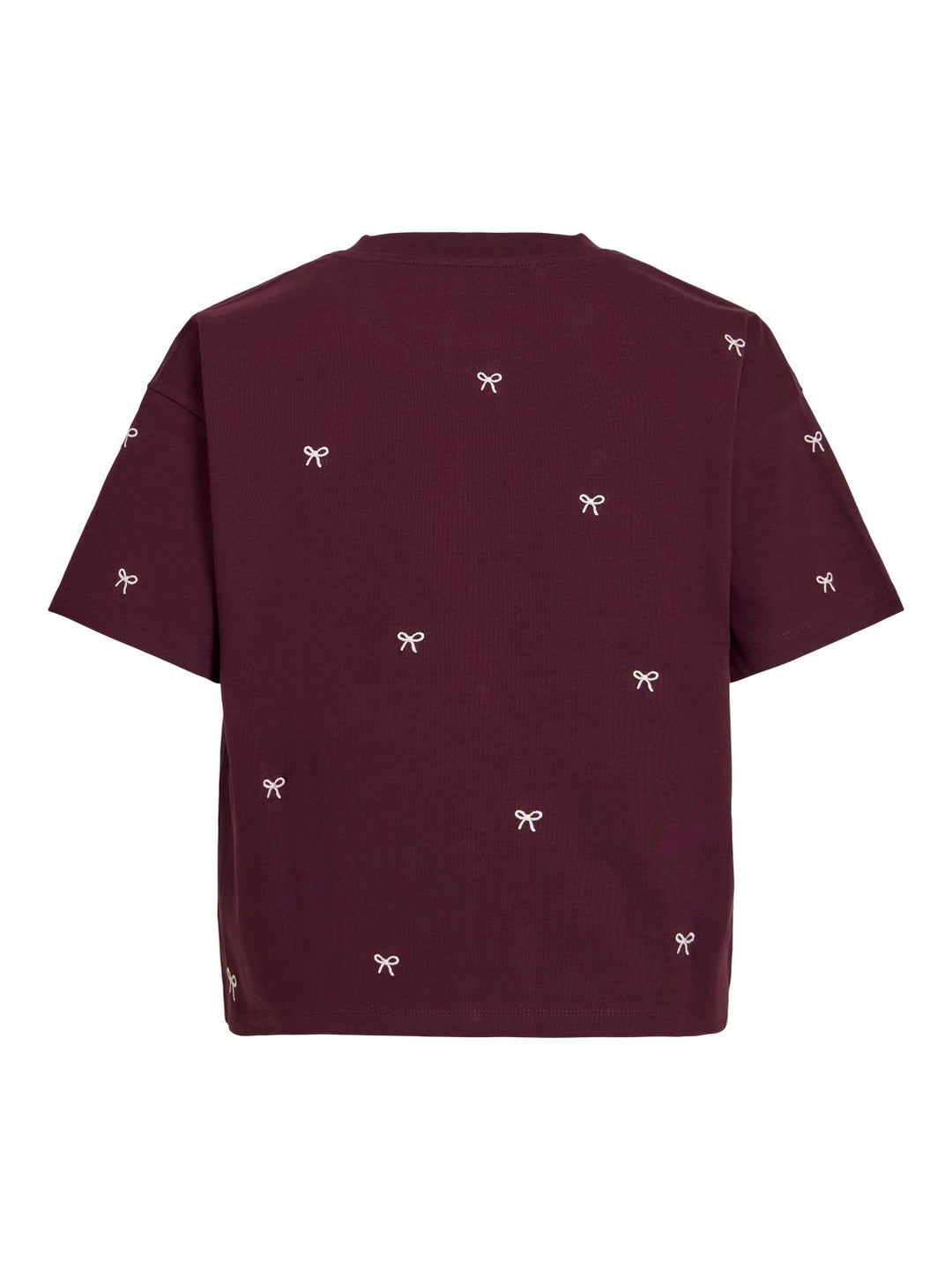 Vimonie Bow O-Neck S/s T-Shirt/rn