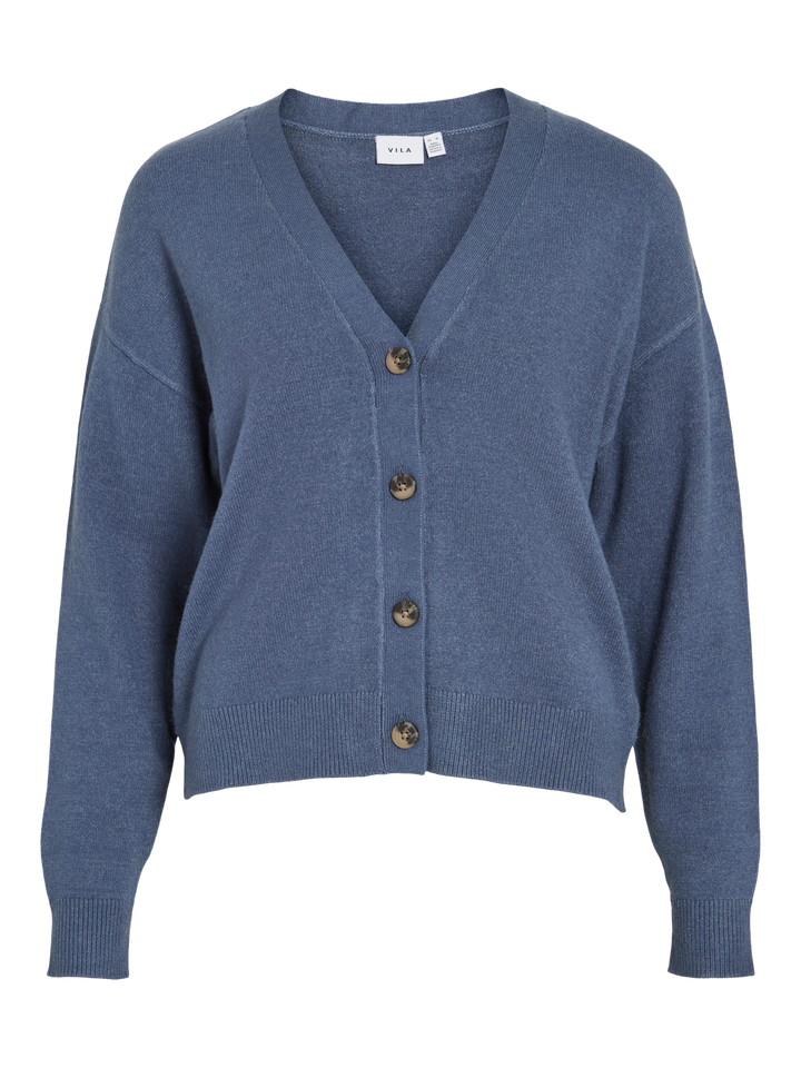 Viril V-Neck Knit Cardigan - Noos