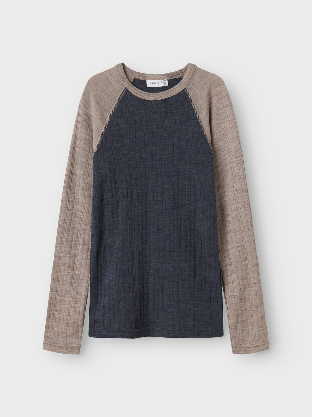 NKMWANG WOOL NEEDLE LS TOP SOLID