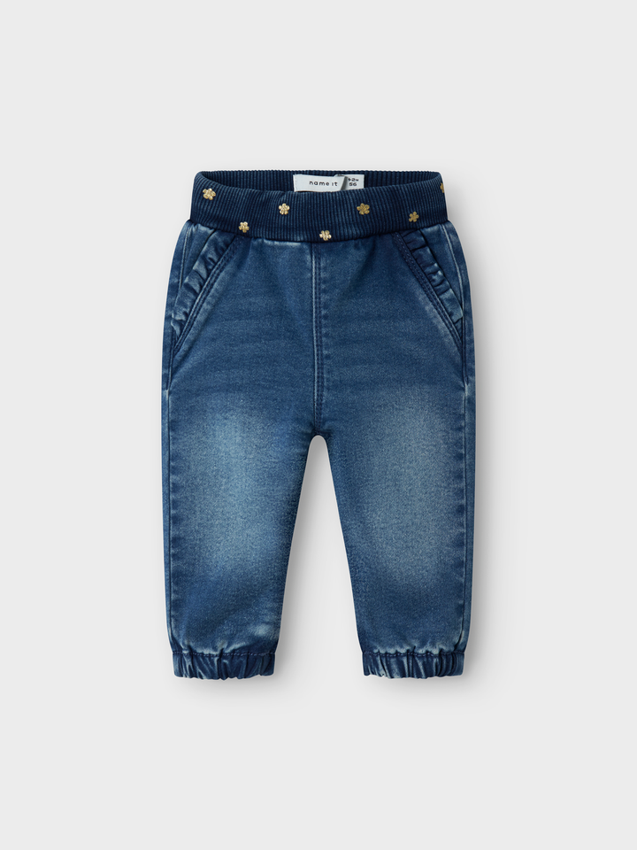 NBFROSE JEANS MED FLEECE INNI