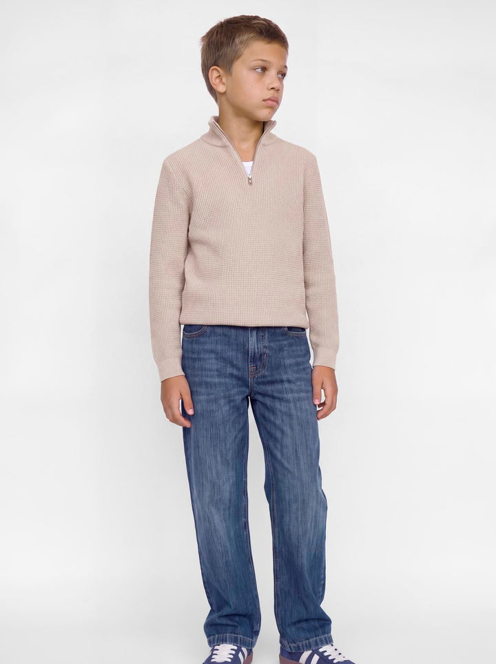 JPRBLUSTANLEY KNIT HALF ZIP
