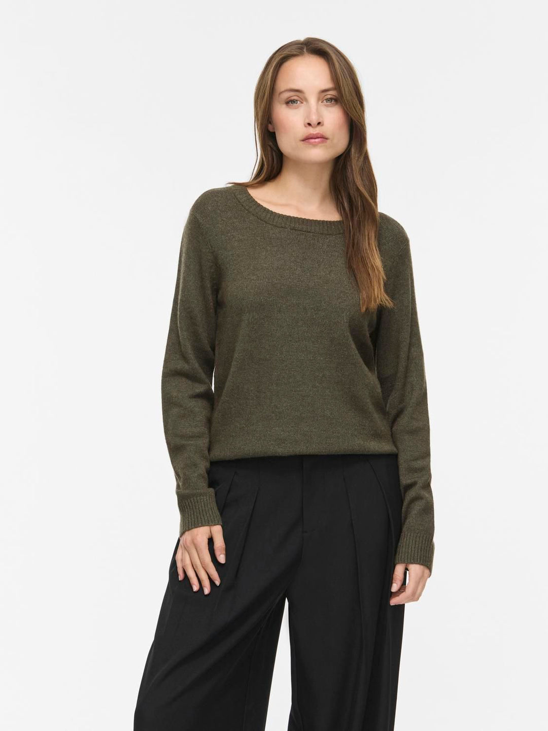 Viril O-Neck L/s  Knit Top - Noos