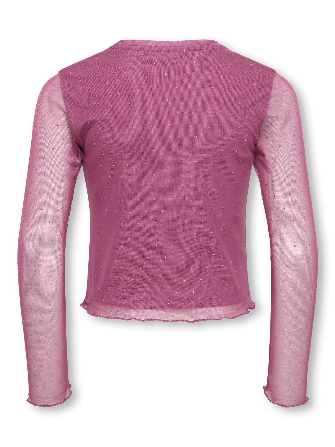 KOGJADA L/S RHINESTONE MESH TOP