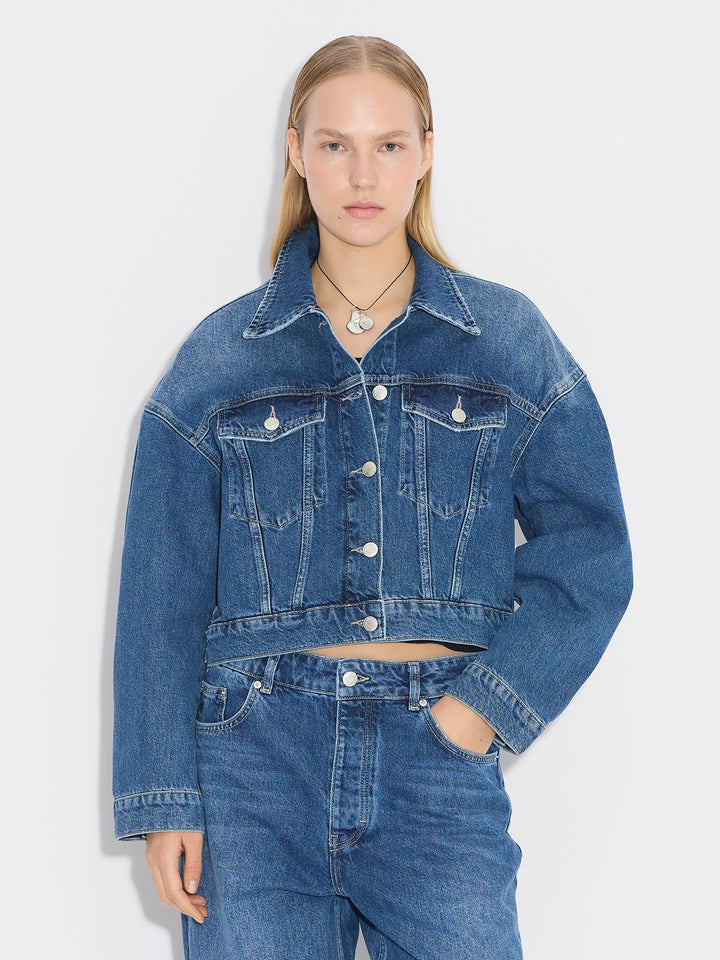 W Cropped Denim Jacket 26-02