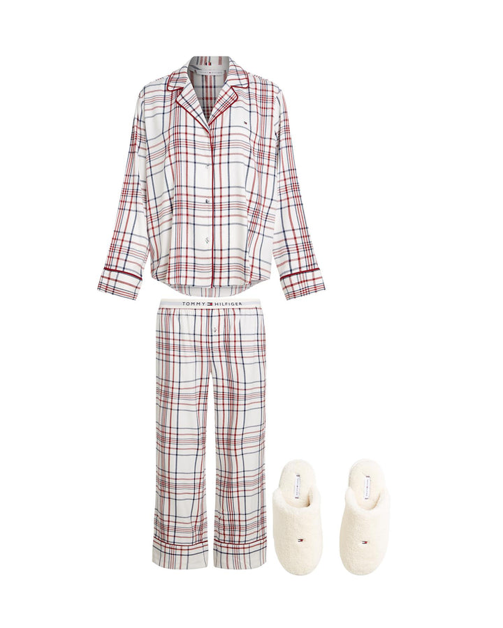 Gift Ls Flnl Shirt Set Slippers