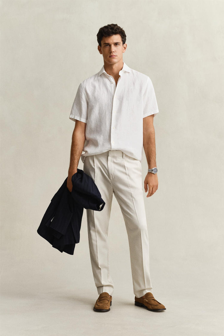 Slim Smart Cot/lyocell Pants