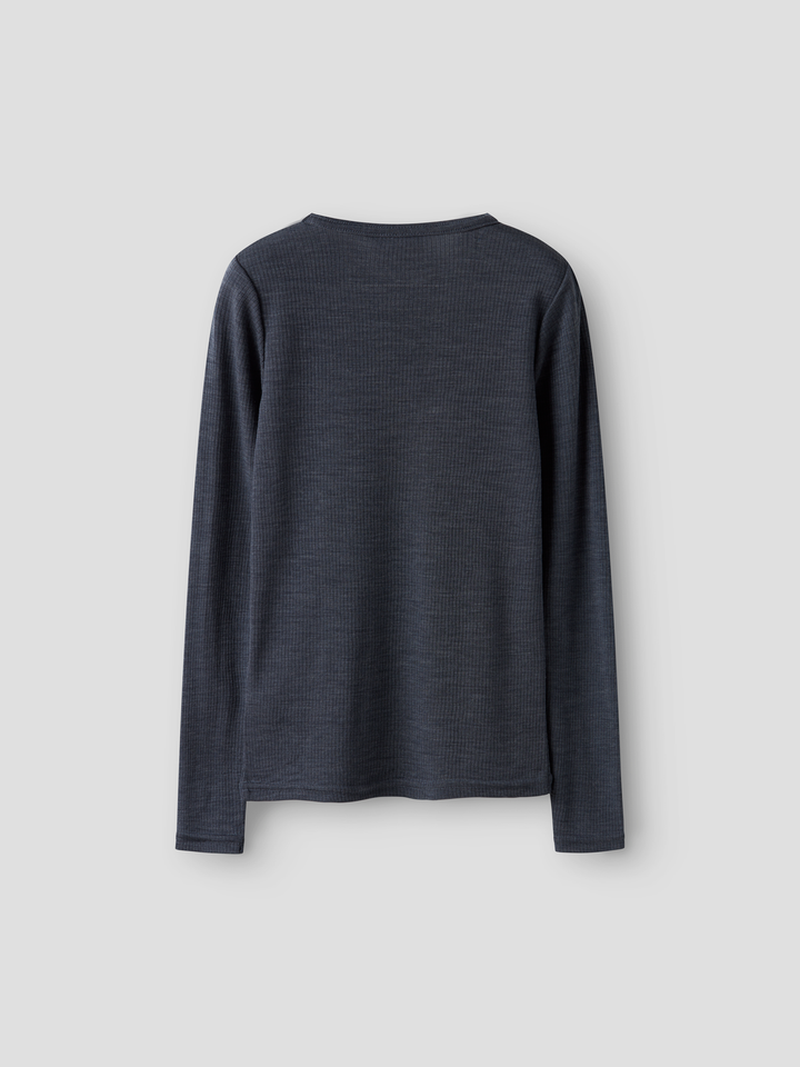 NKNWAX WOOL RIB LS TOP