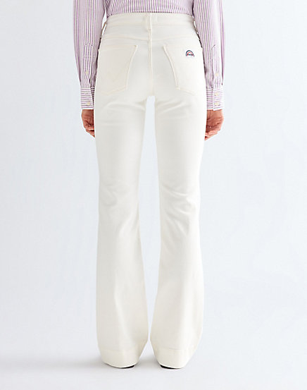 Flare Worn White