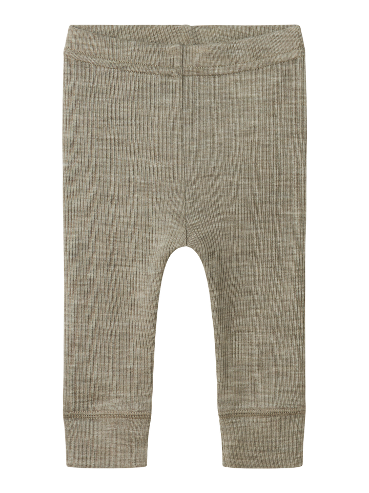 NBNWAX WOOL RIB LEGGING NOOS