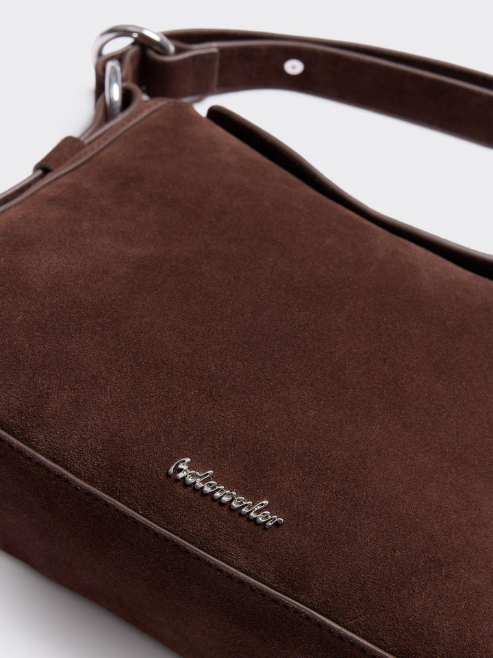 Bud Midi Suede Bag
