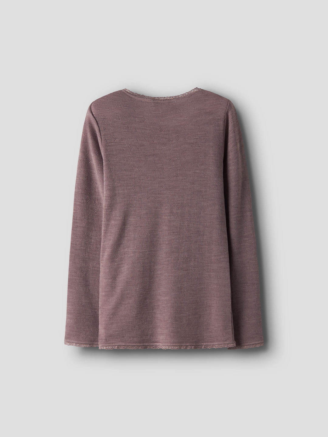 NKFWANG WOOL NEEDLE LS TOP