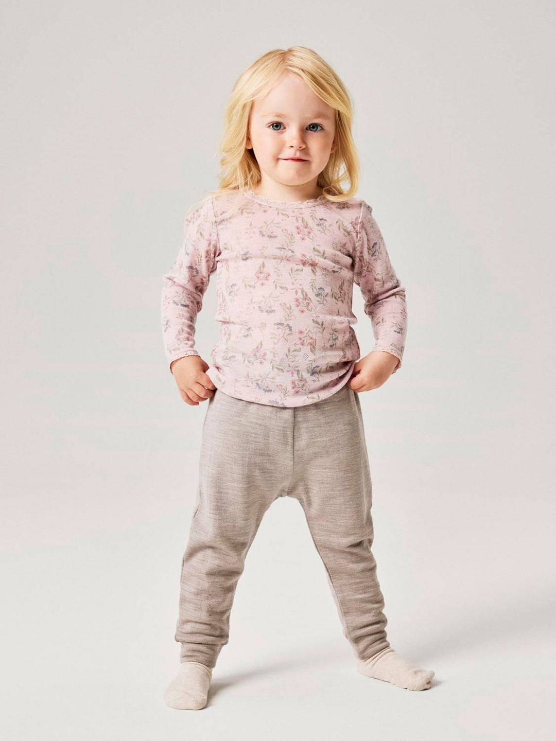 NMFWANG WOOL NEEDLE LS TOP NOOS