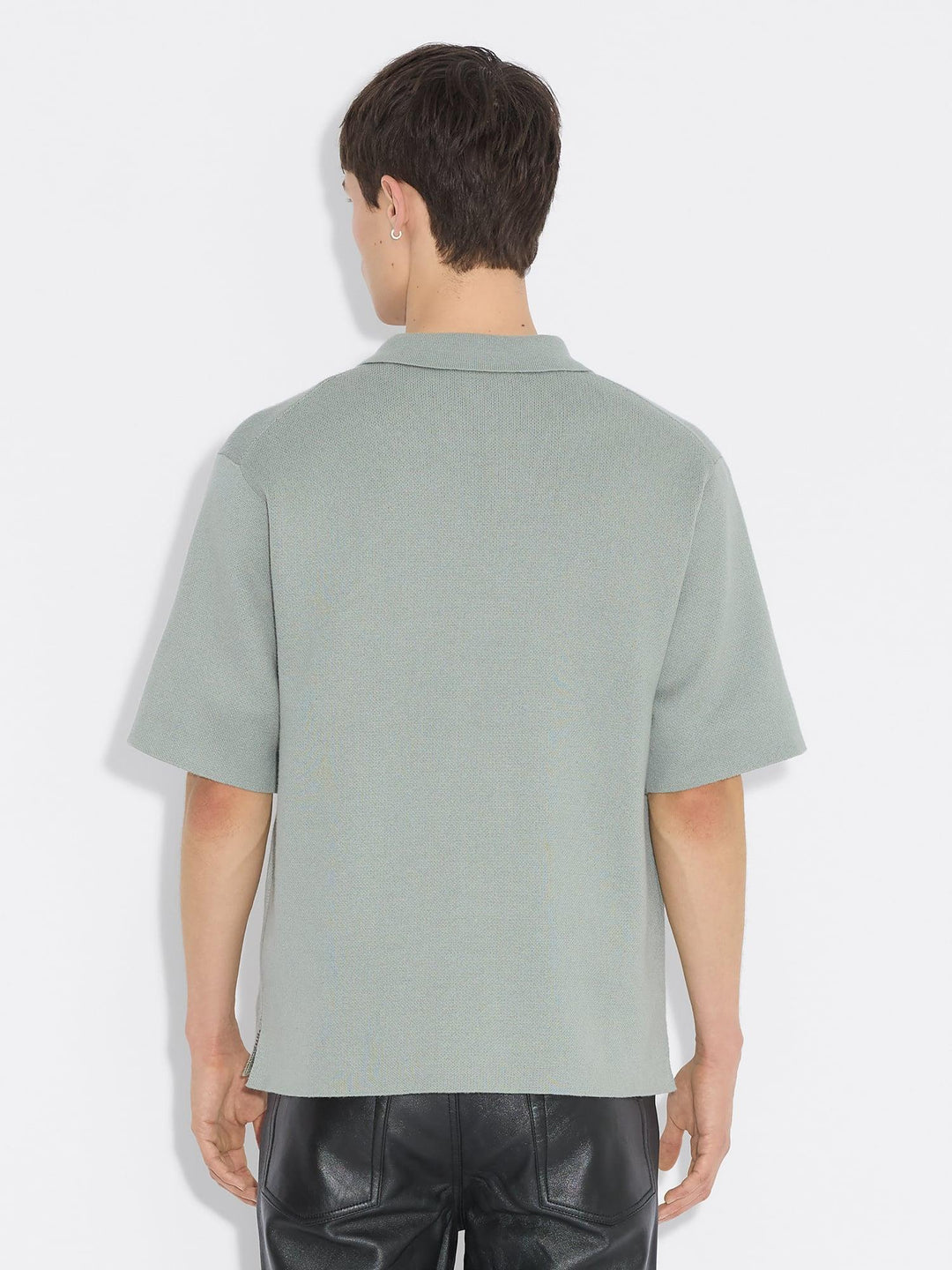 Jacquard Knit Zip Through