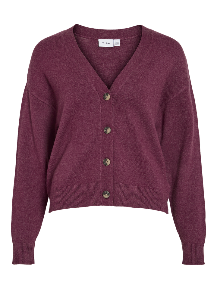 Viril V-Neck Knit Cardigan - Noos
