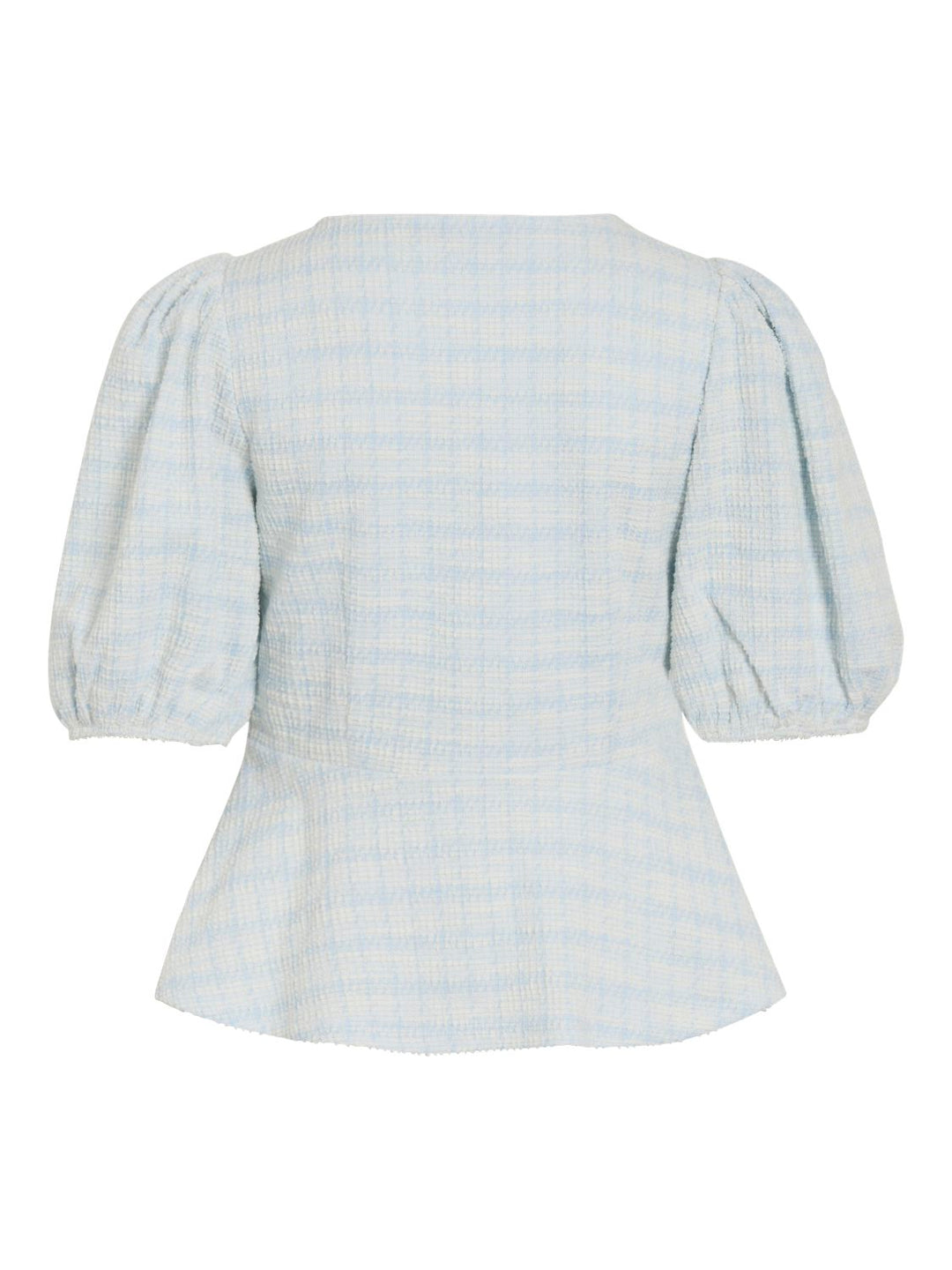 Viamy V-Neck 2/4 Peplum Top/l