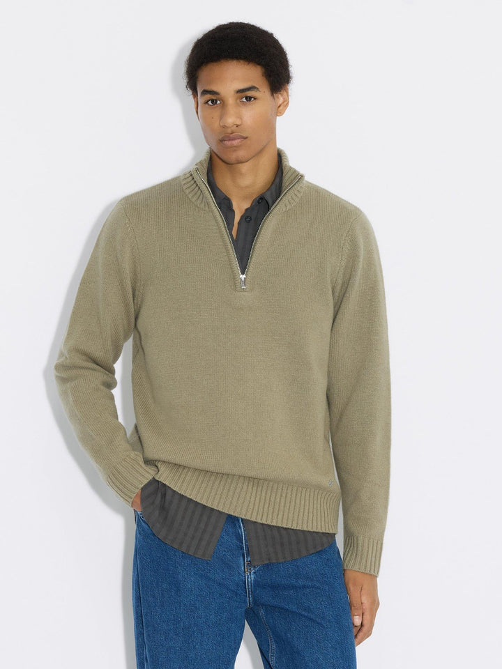 M. Wool Half Zip