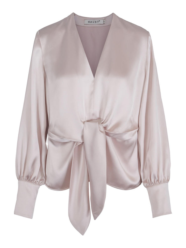 Front tie blouse