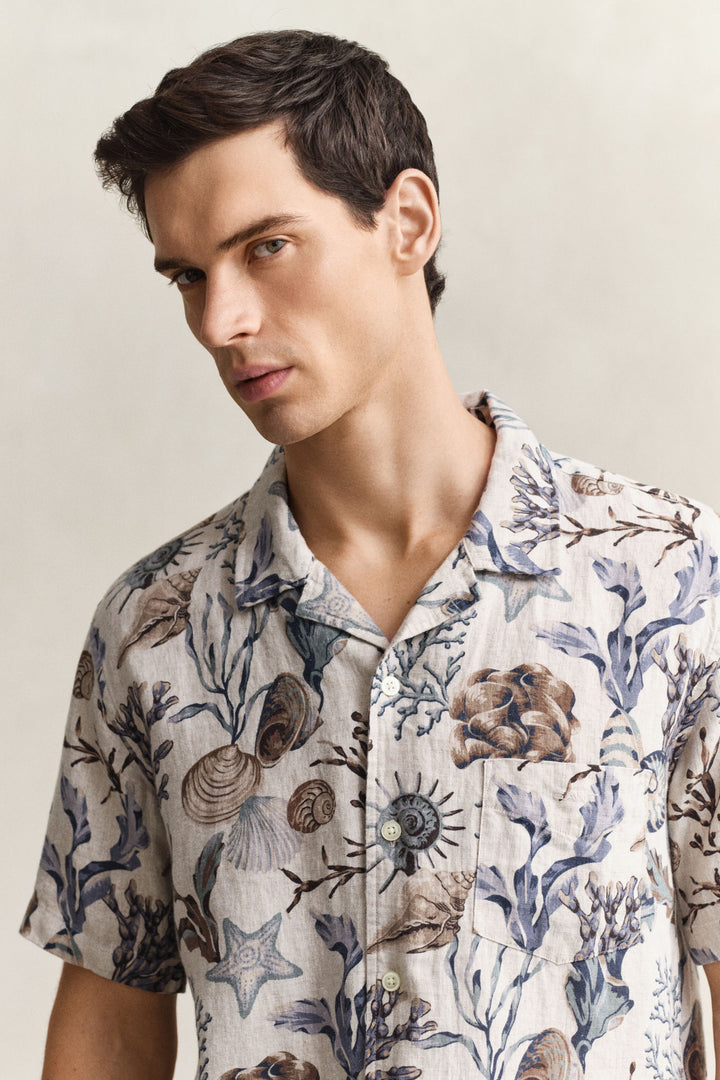 Reg Aop Camp Collar Shirt