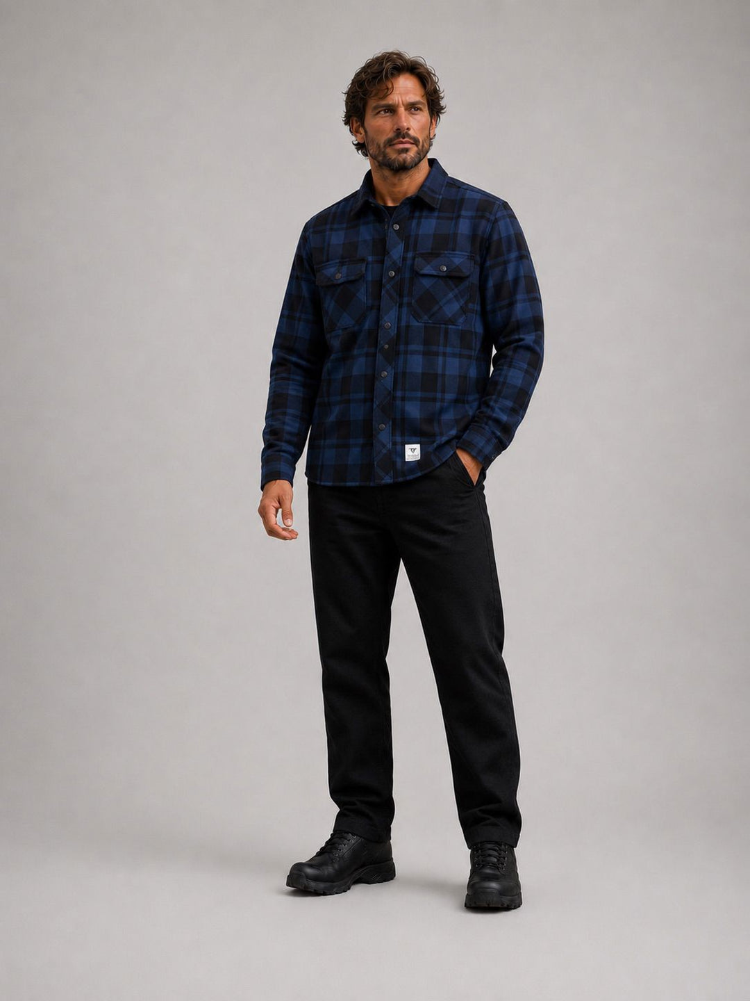 New Adrian Cotton Check Shirt