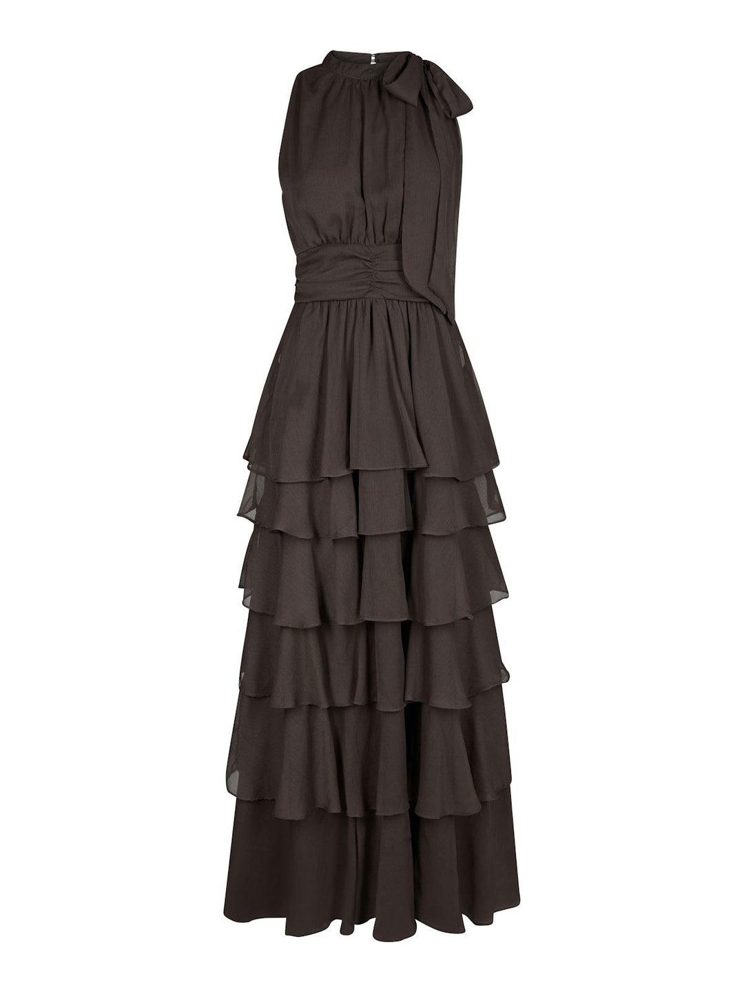 Marli Solid Chiffon Dress