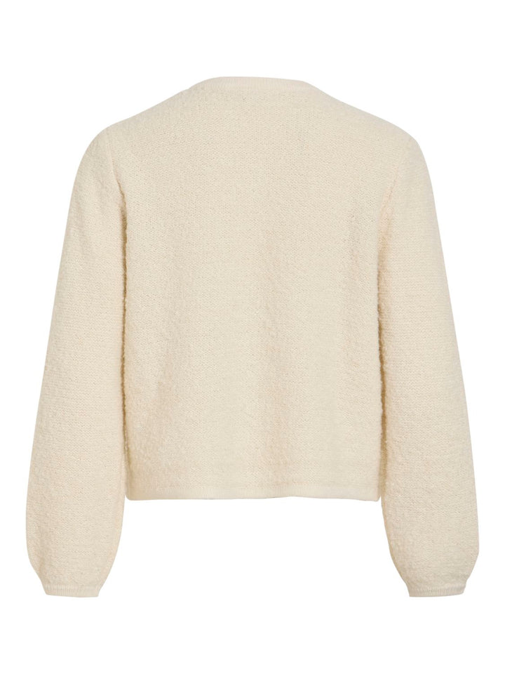 Vipigga O-Neck L/s Knit Jacket Noos