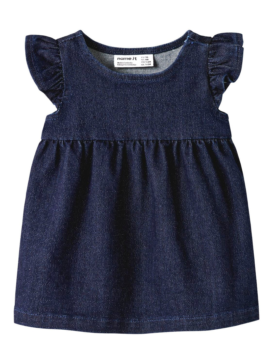 NBFEMBER DENIM GLITTER KJOLE