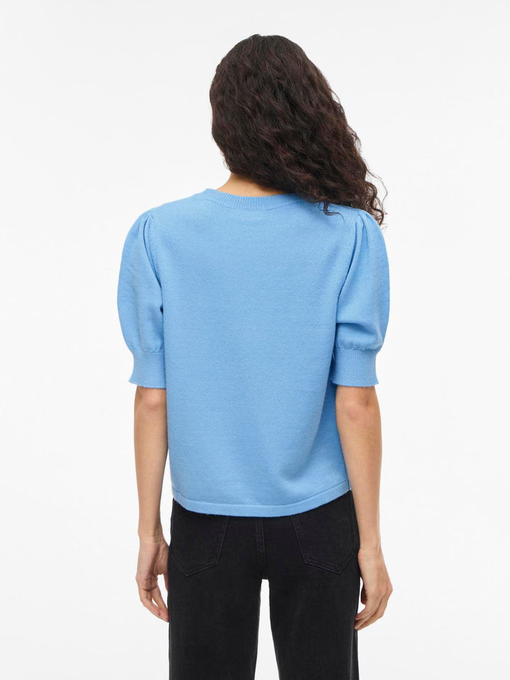 Viril 2/4 Sleeve O-Neck Knit Top - Noos