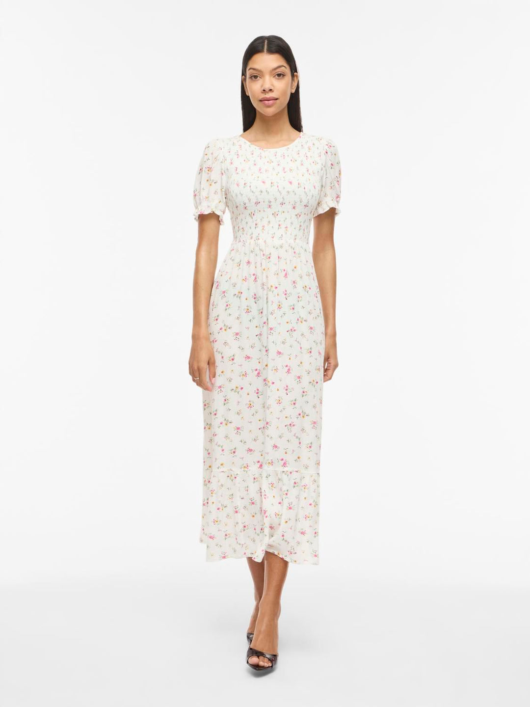 Vigreis S/s O-Neck Ankle Dress/rn