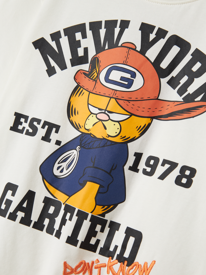 NKMABBAS GARDFIELD T-SKJORTE